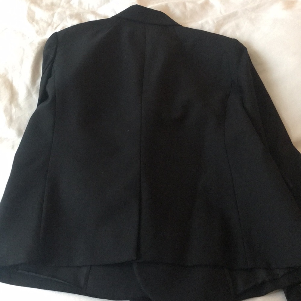 J Crew Black Blazer Double Buttoned sz 6 - Picture 6 of 7